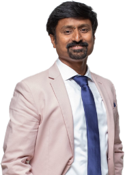 Bala Rajaraman, CEO, smiling in a professional portrait.