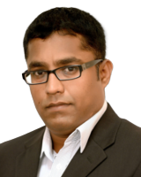 Madan Mohan Reddy Zollu,  Data Practice Lead, smiling in a professional portrait. 