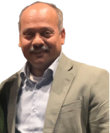  Sandeep Dayal,  SVP & Head - SAP Practice, smiling in a professional portrait.