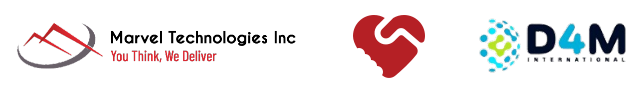 Marvel Technologies Inc and D4M partenershiping logo
